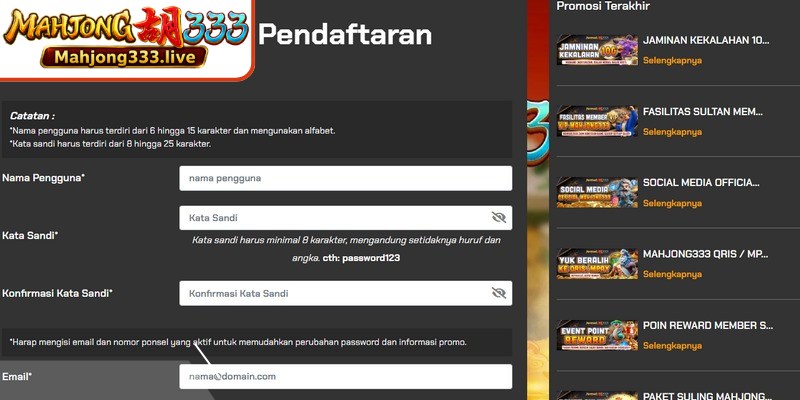 Ikuti panduan Mahjong333 dengan saksama untuk memulai perjalanan Anda menuju kekayaan.