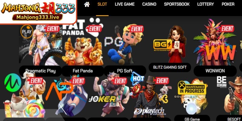 Lobi Mahjong333 Slots juga menawarkan berbagai hadiah.